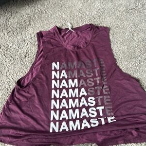Namaste Crop Top/Tank